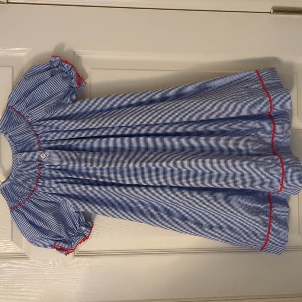 Silly Goose Back to School Smocked Dress - Picture 4 of 7